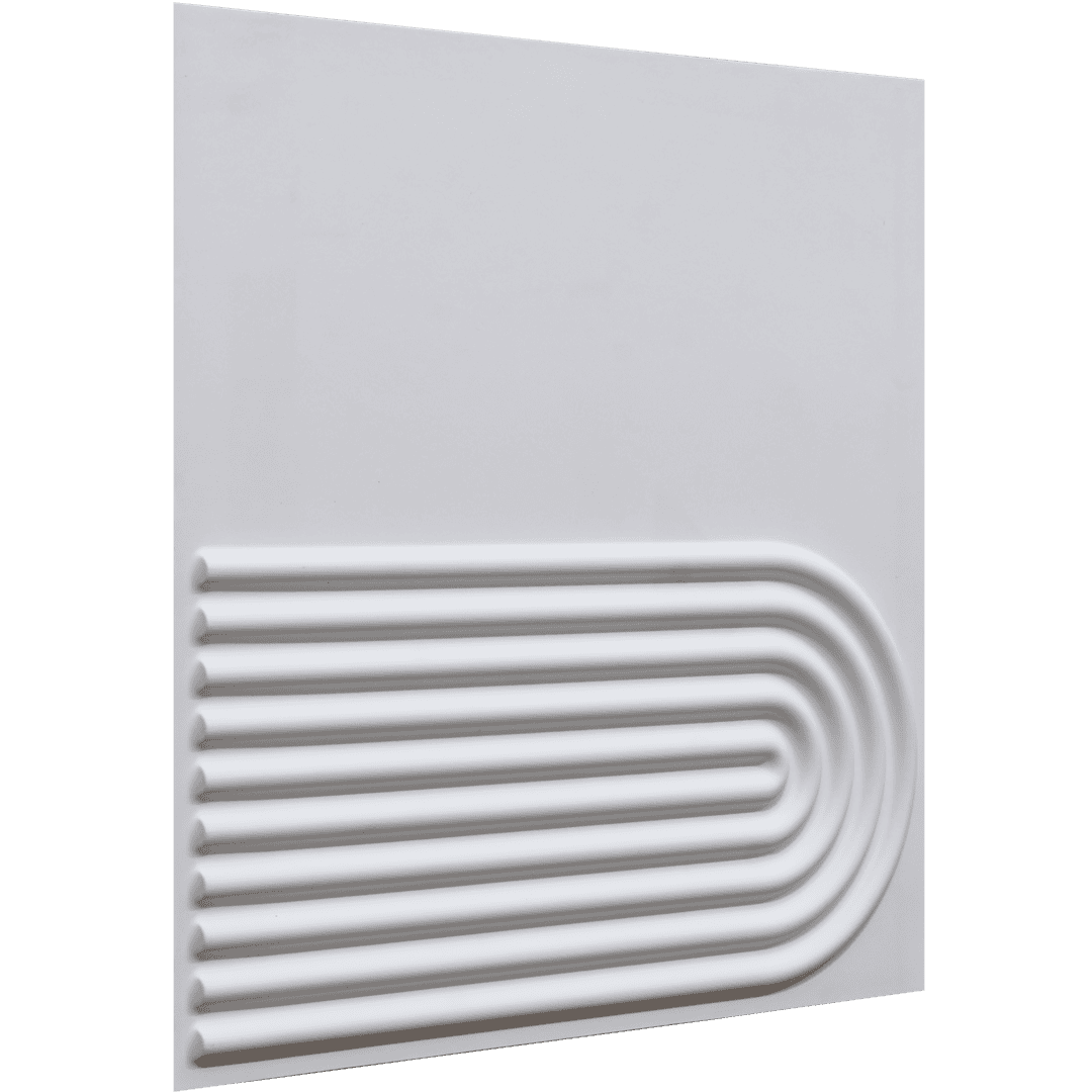 9009 White Matt Side View