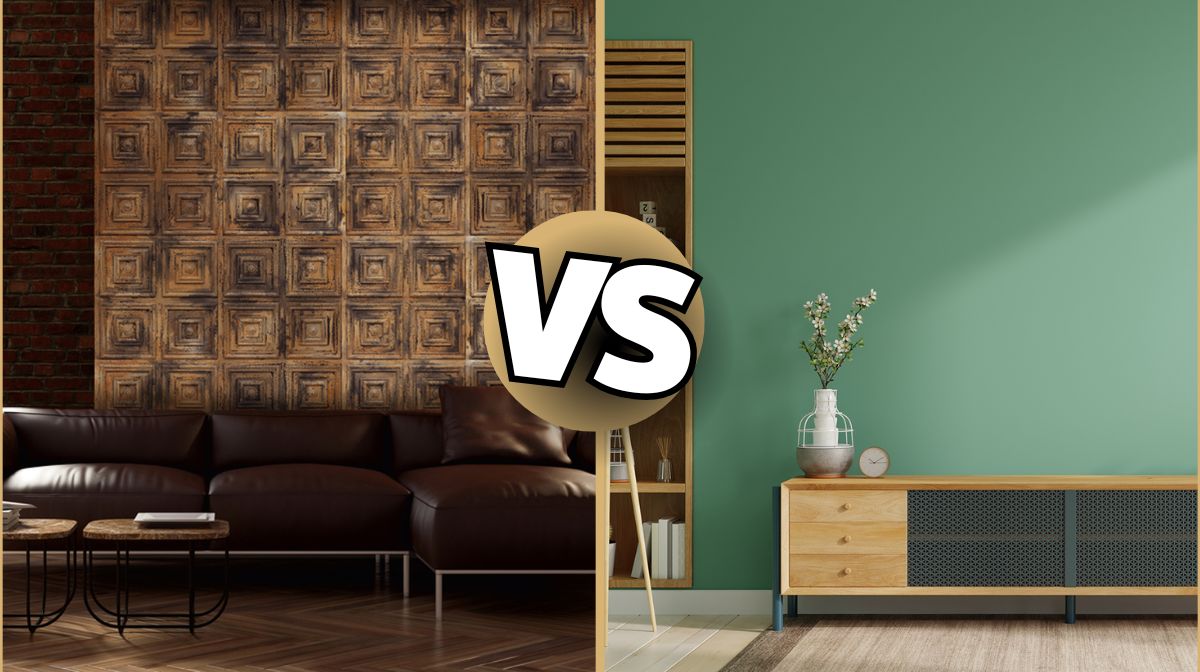 3D Wall Panels vs. Traditional Wall Finishes