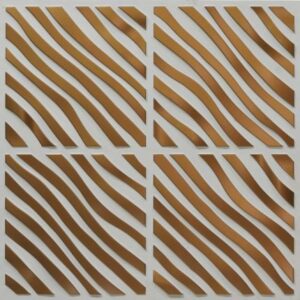 Zebra Flow Paintable Wall Panels