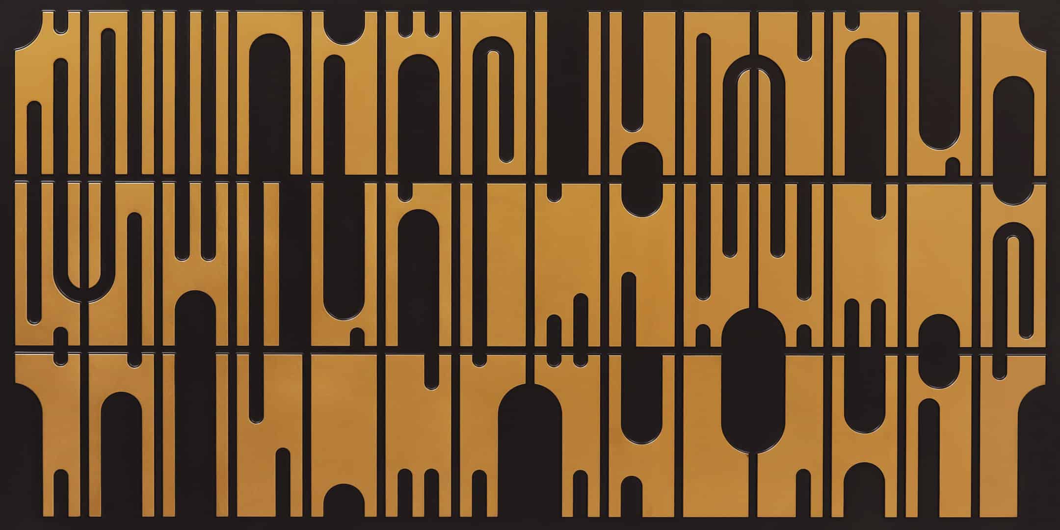 6007-Terracotta Rhythm-Antique Gold-Glue Up