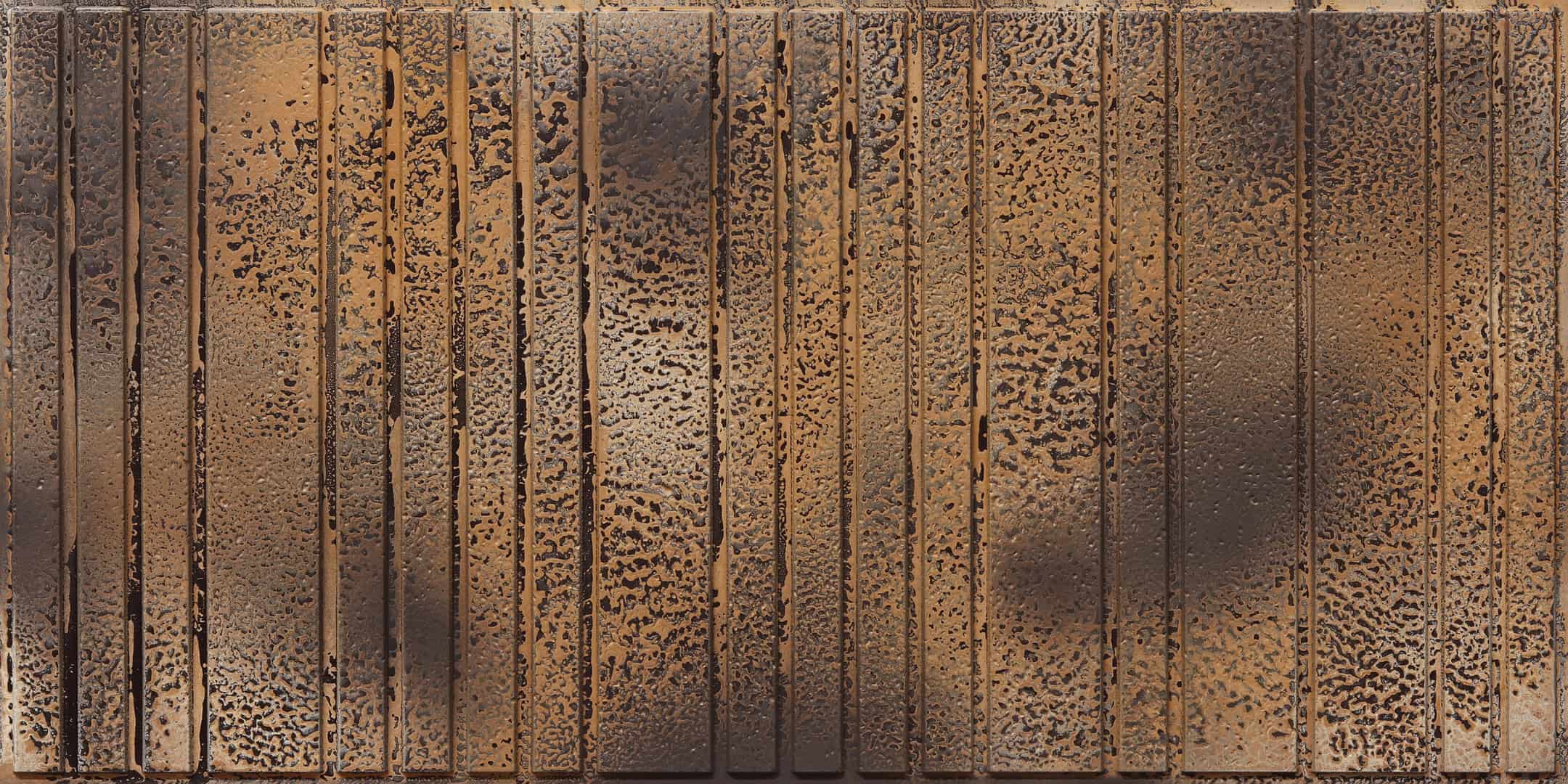 6008-Pebble Path-Stained Metal-Glue Up