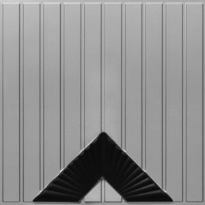 6010-Arc Edge-Silver Black-Glue Up