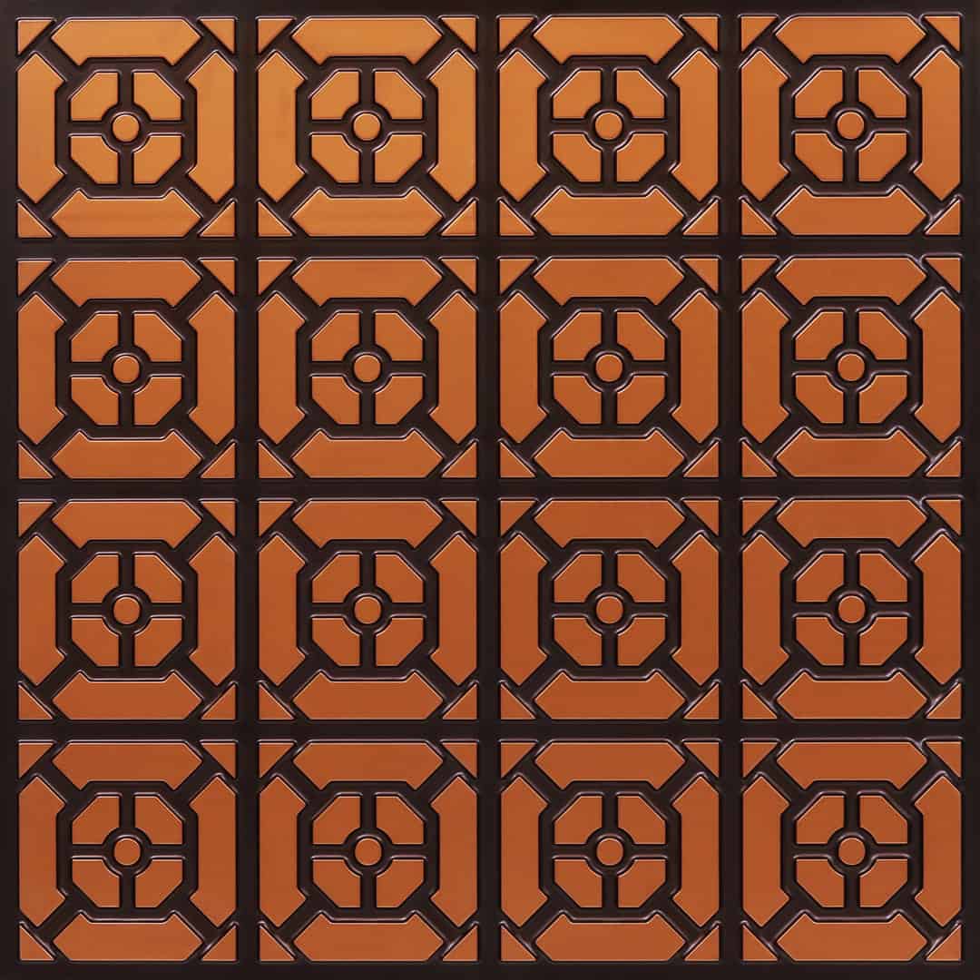 102-Metro Blocks-Antique Copper-Glue Up Only