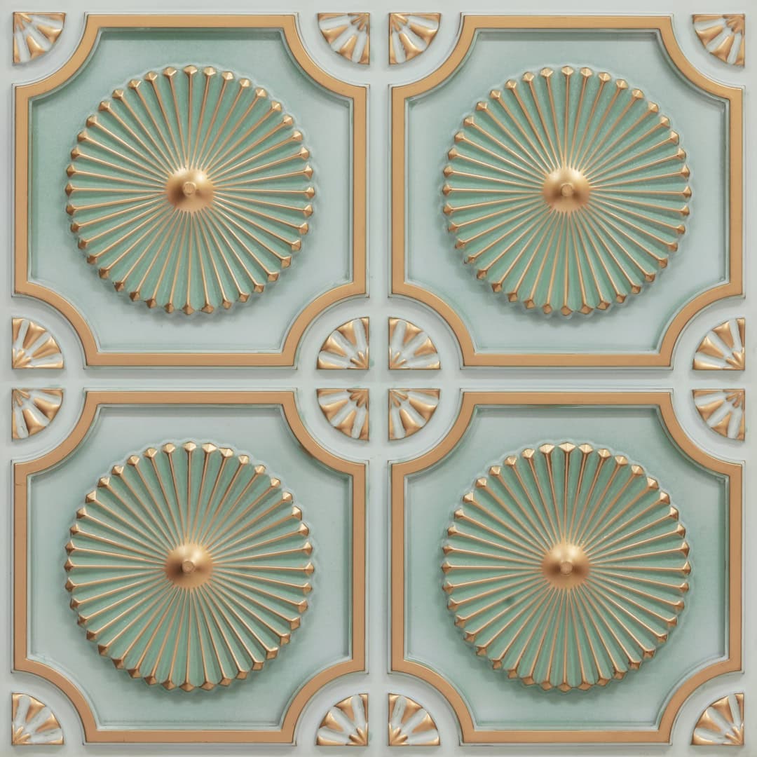 106-Starburst-Arabian Green-Glue Up Only