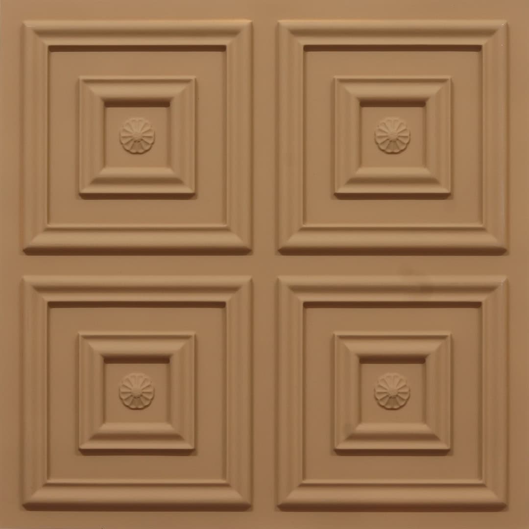 112-Ornate Square-Brown Candy-Glue Up Only