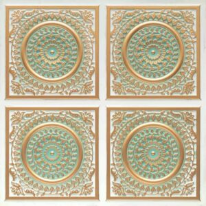 117-Aaranya-Arabian Green-Glue Up Only