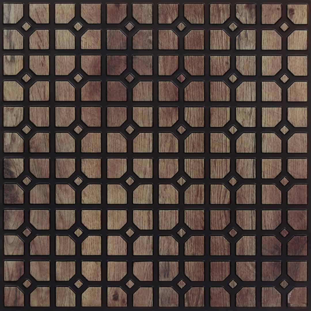 122-Mosaic-Italian Wenge-Glue Up Only