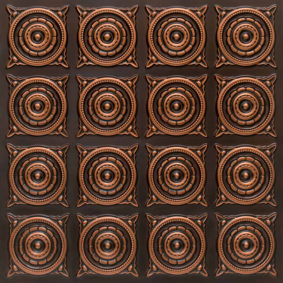 128-Chakra-Antique Copper-Glue Up Only