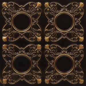 133-Kavach-Antique Gold-Glue Up Only