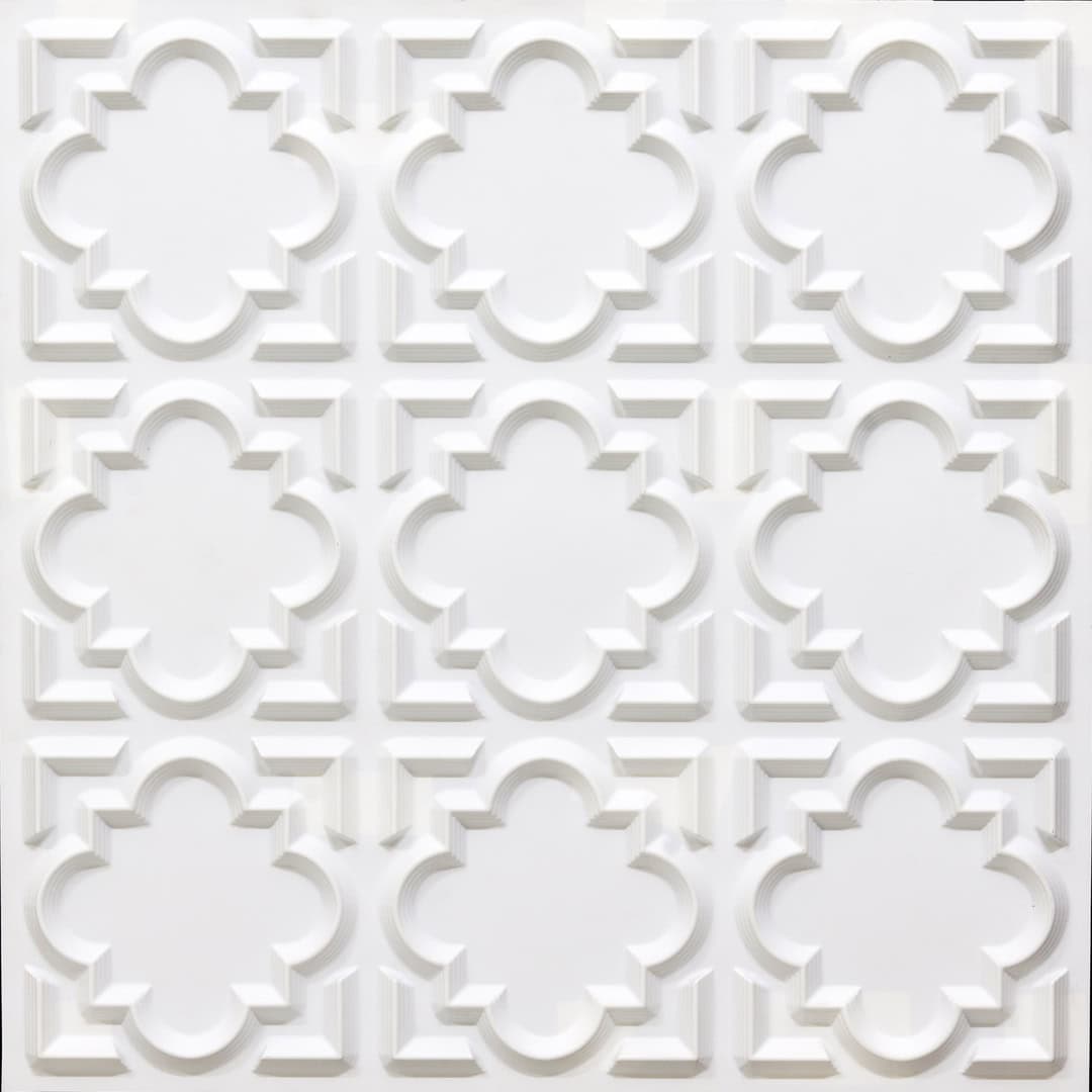 142-Haveli-White Matt-Glue Up Only