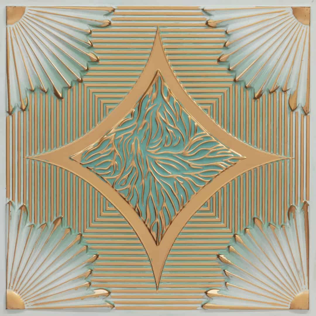 201-Starflare-Arabian Green-Glue Up and Grid Both