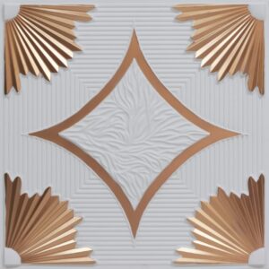 201-Starflare-White Matt Gold-Glue Up and Grid Both