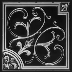 204-Ornate-Antique Silver-Glue Up and Grid Both