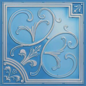 204-Ornate-Blue Dove-Glue Up and Grid Both