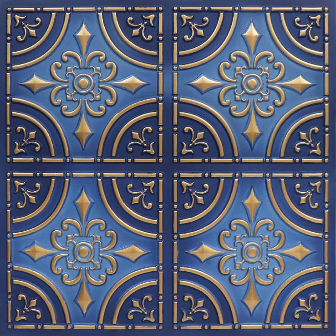 205-Iron Fleur-Golden Swan-Glue Up Only