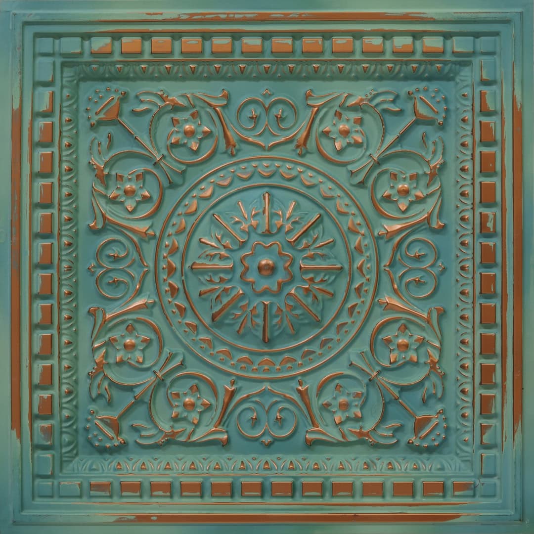 215-Rosaria-Natural Patina-Glue Up and Grid Both