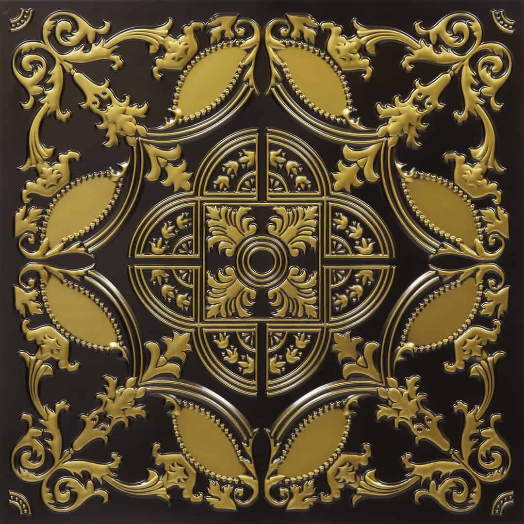 218-Regal Lattice-Antique Brass-Glue Up and Grid Both