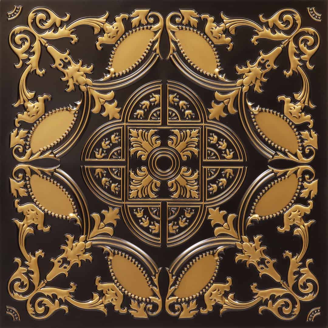 218-Regal Lattice-Antique Gold-Glue Up and Grid Both