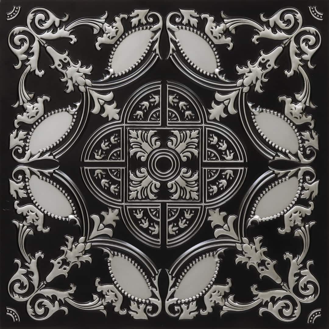 218-Regal Lattice-Antique Silver-Glue Up and Grid Both