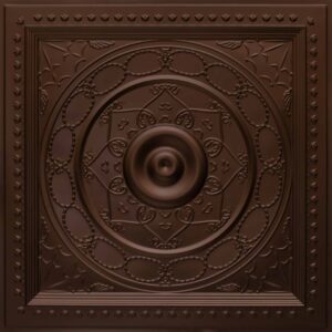 221-Vintage Medallion-Mocha-Glue Up and Grid Both