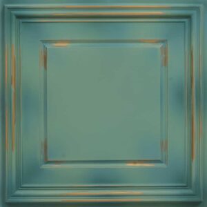 224-Frame-Vintage Tin-Glue Up and Grid Both