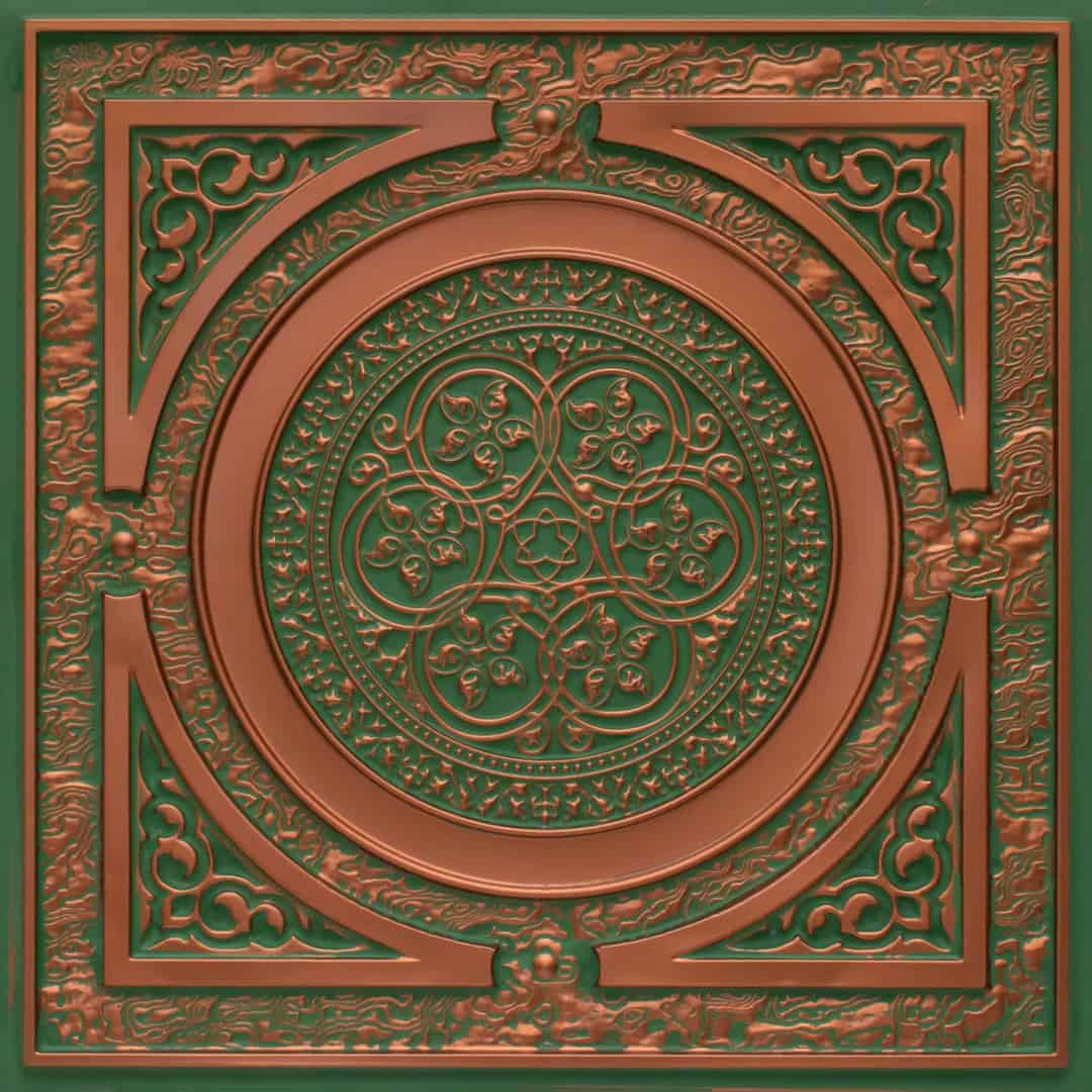 225-Vinecrest-Patina Deep and Dark-Glue Up and Grid Both