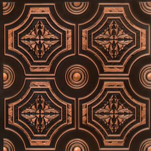 227-Fleur-Antique Copper-Glue Up Only