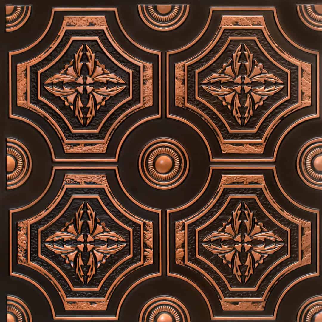 227-Fleur-Antique Copper-Glue Up Only