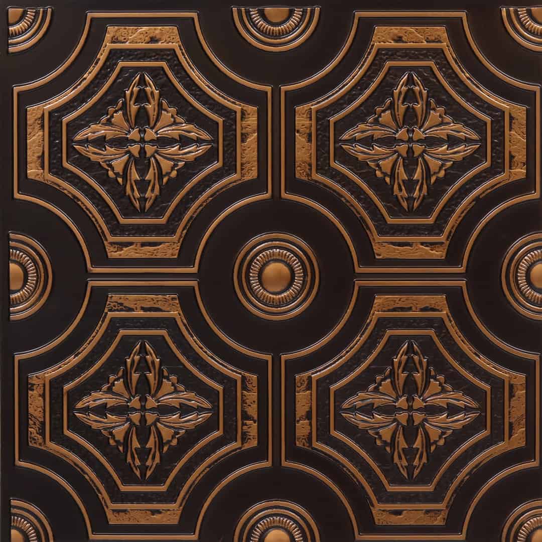 227-Fleur-Antique Gold-Glue Up Only