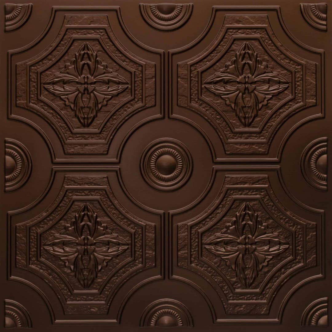 227-Fleur-Mocha-Glue Up Only