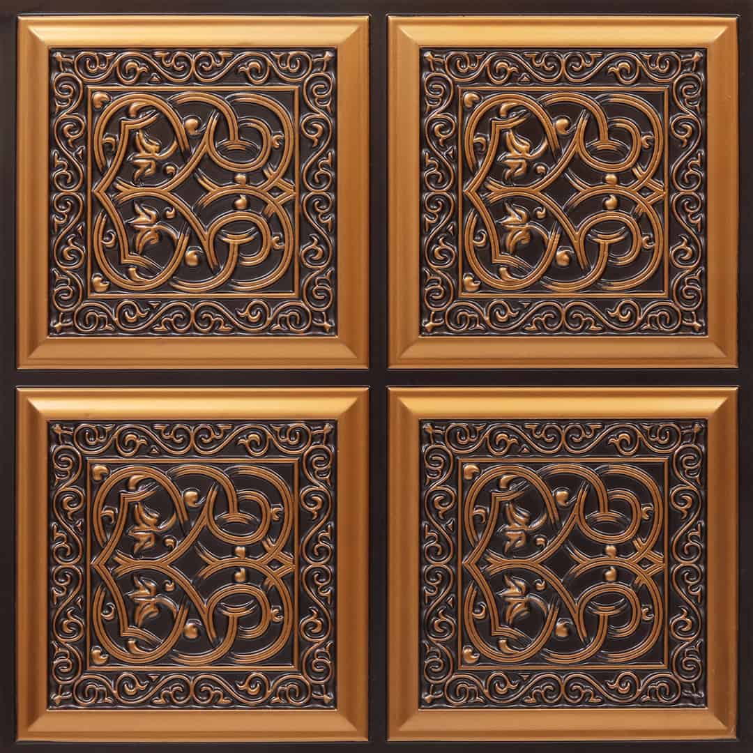 231-Interlace-Antique Copper-Glue Up Only