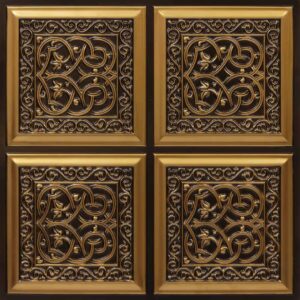 231-Interlace-Antique Gold-Glue Up Only