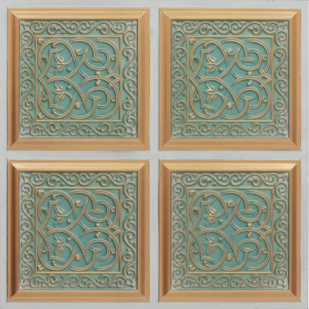 231-Interlace-Arabian Green-Glue Up Only