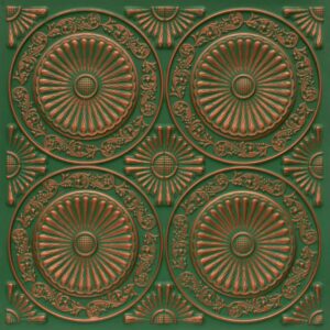 235-Rosette Ring-Patina Deep and Dark-Glue Up Only