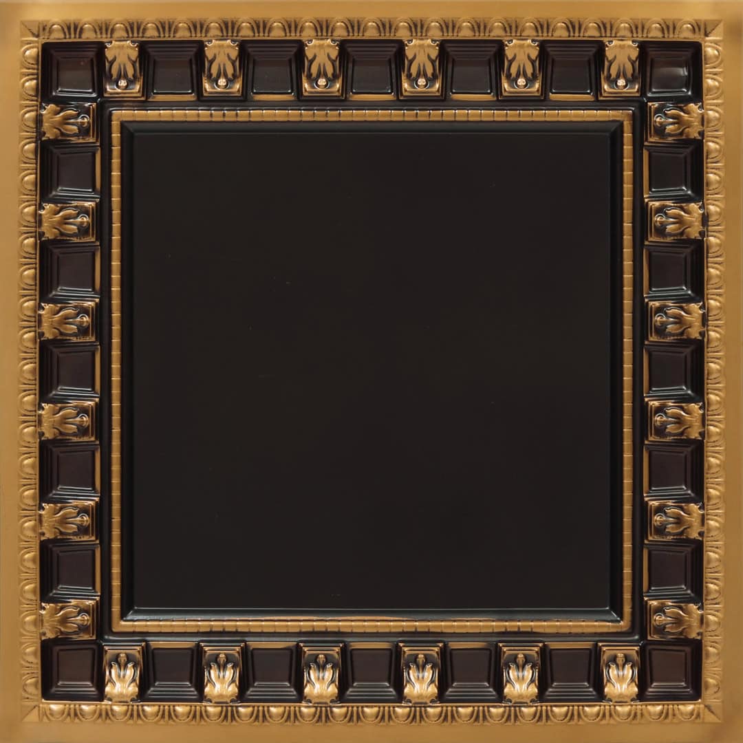 236-Lotus Crest-Antique Gold-Grid