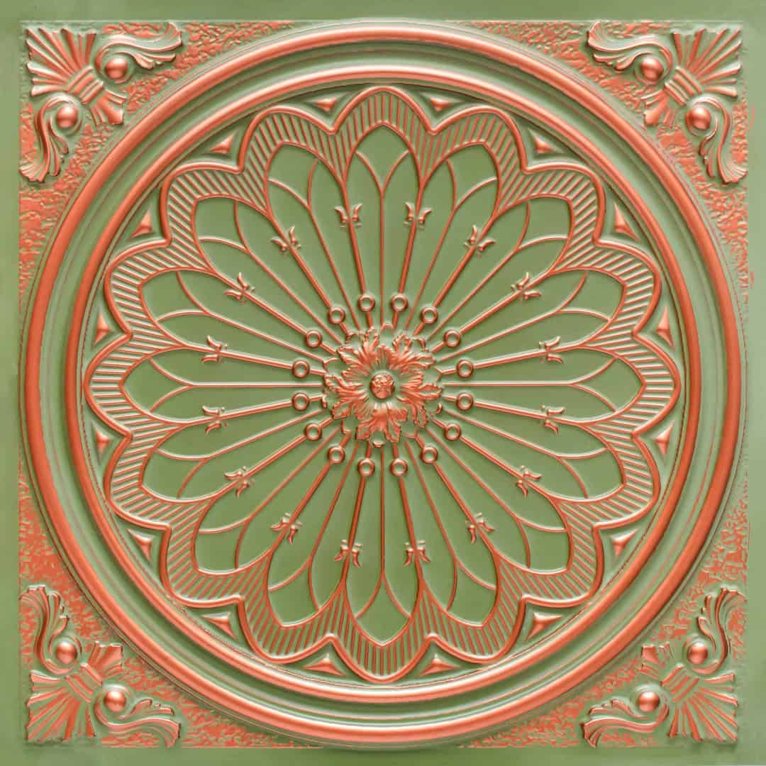 238-Radiance-Patina Copper-Glue Up and Grid Both