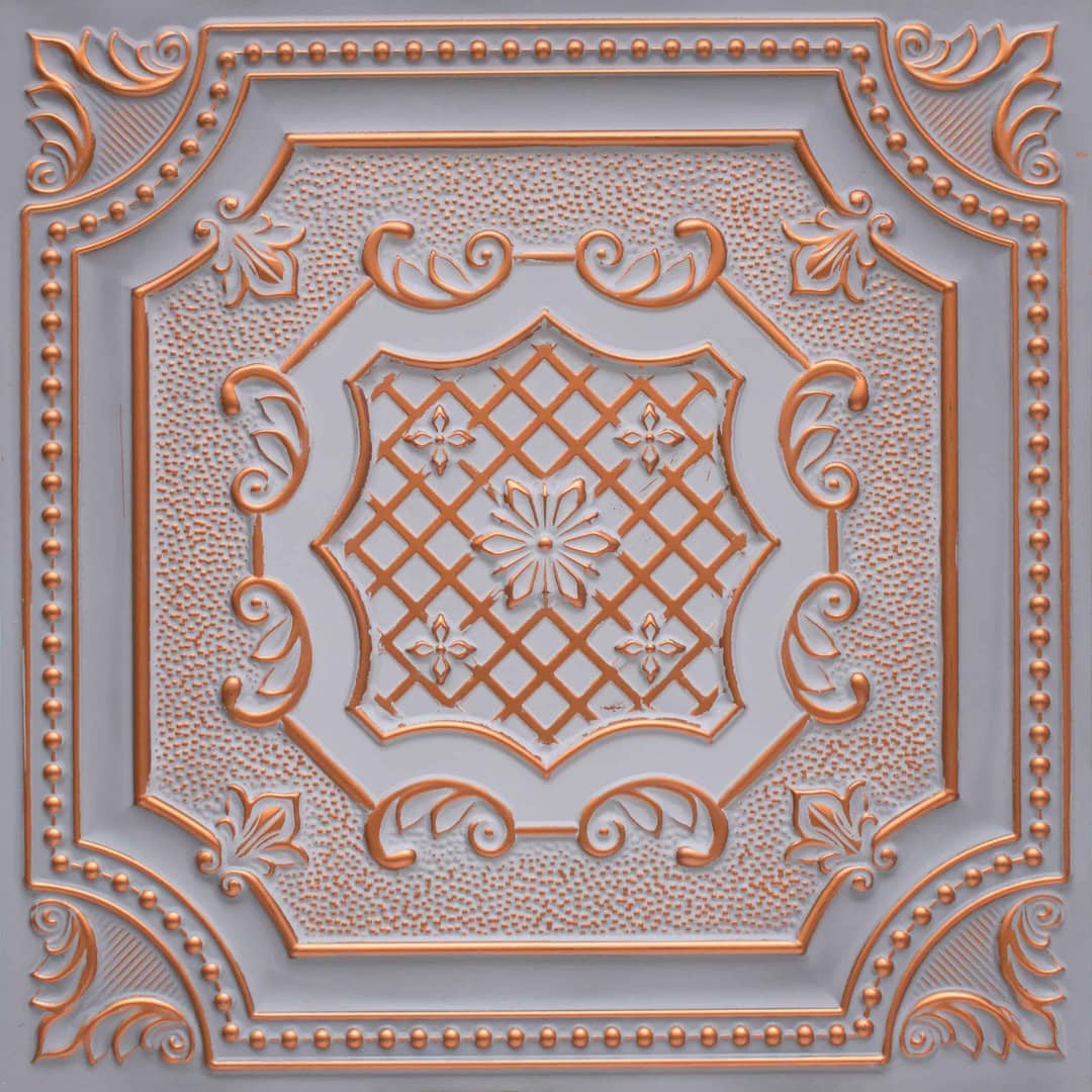 258-Garden Frame-Dusty Copper-Glue Up and Grid Both