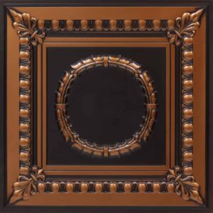 275-Ovale-Antique Copper-Glue Up and Grid Both