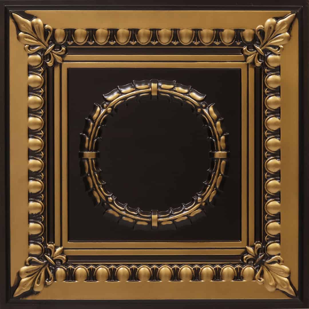 275-Ovale-Antique Gold-Glue Up and Grid Both