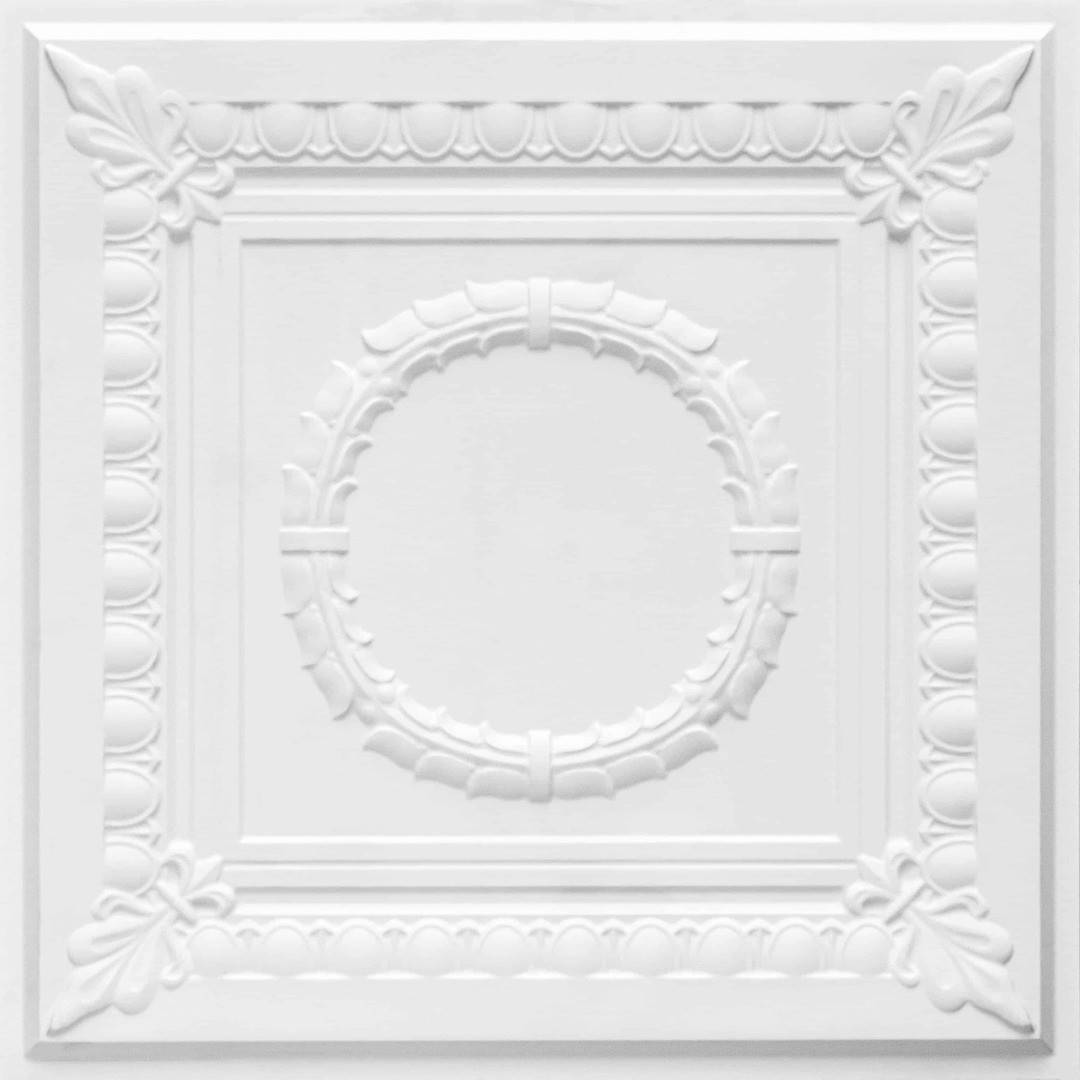 275-Ovale-White Matt-Glue Up and Grid Both