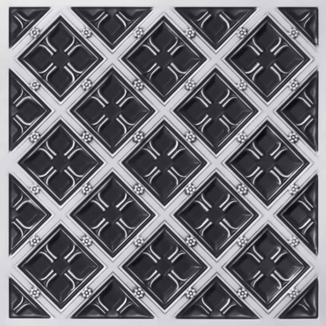 279-Florix-Antique Silver-Grid