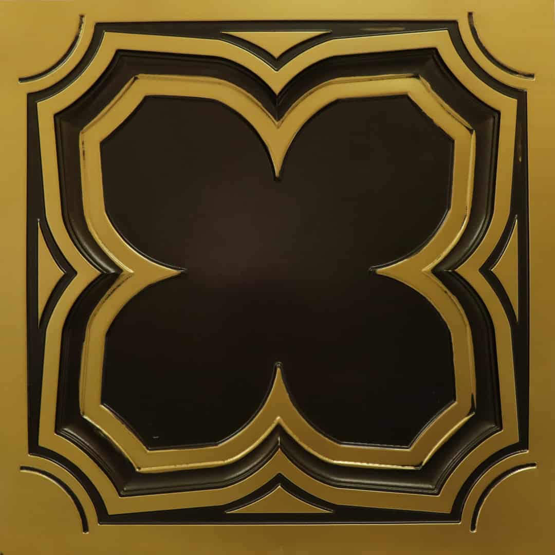 287-Golden Arch-Antique Brass-Grid