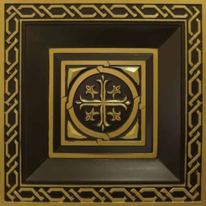 288-Antique Crest-Antique Brass-Grid