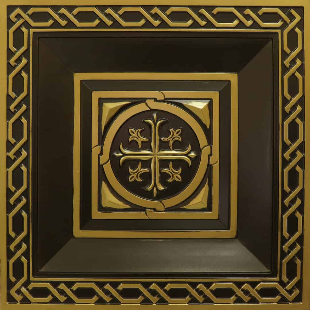 288-Antique Crest-Antique Brass-Grid