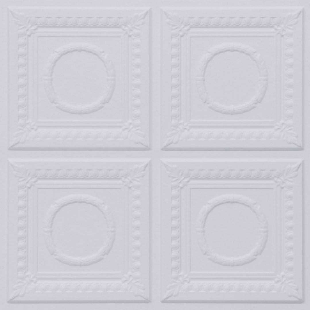 289-Vintage Charm-White Matt-Glue Up Only