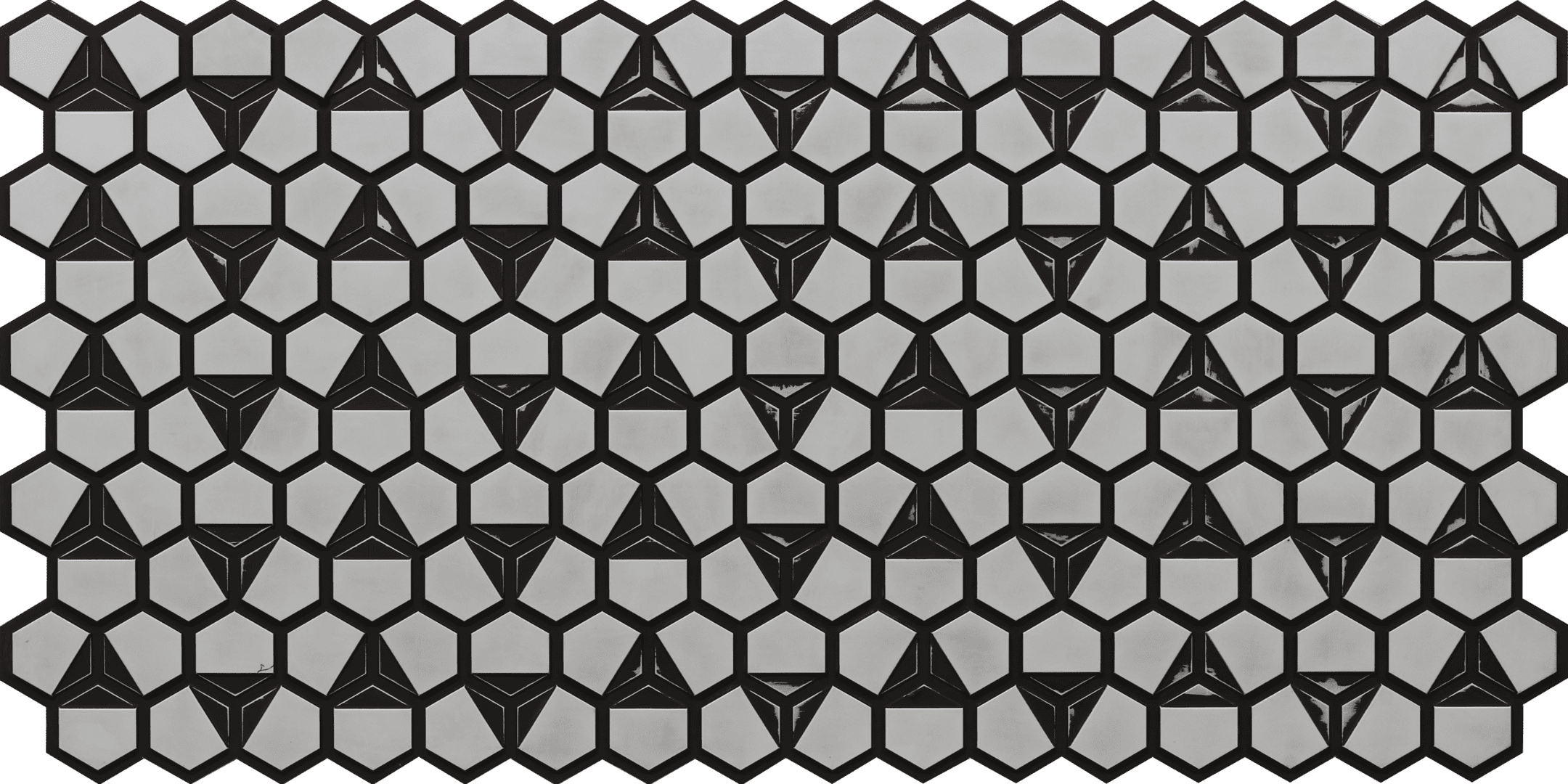 6002-Hexa Grid-Antique Silver-Glue Up