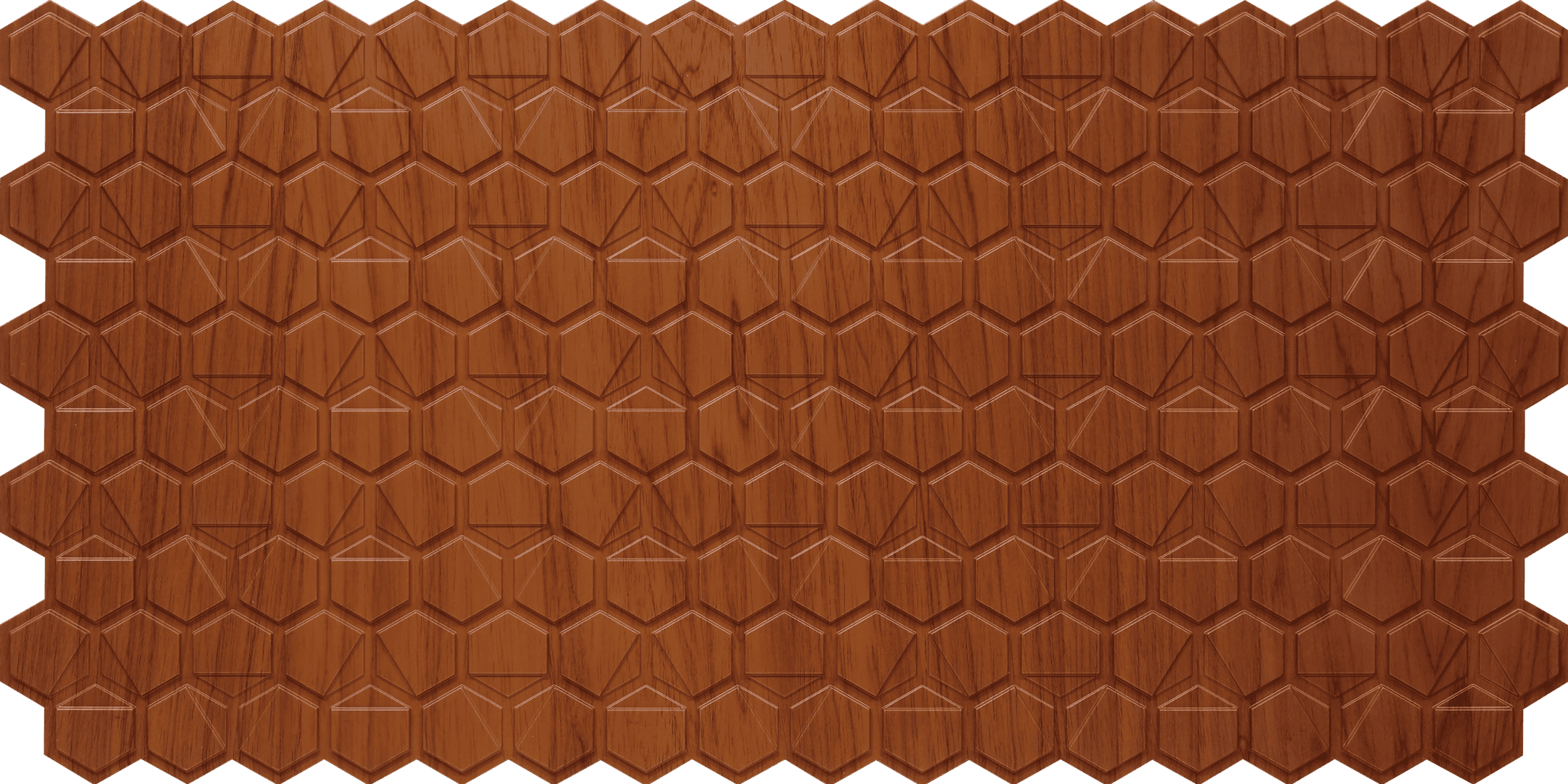 6002-Hexa Grid-Cherry Wood-Glue Up