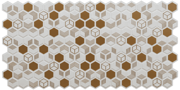 6003-Graphite Hive-Antique White-Glue Up