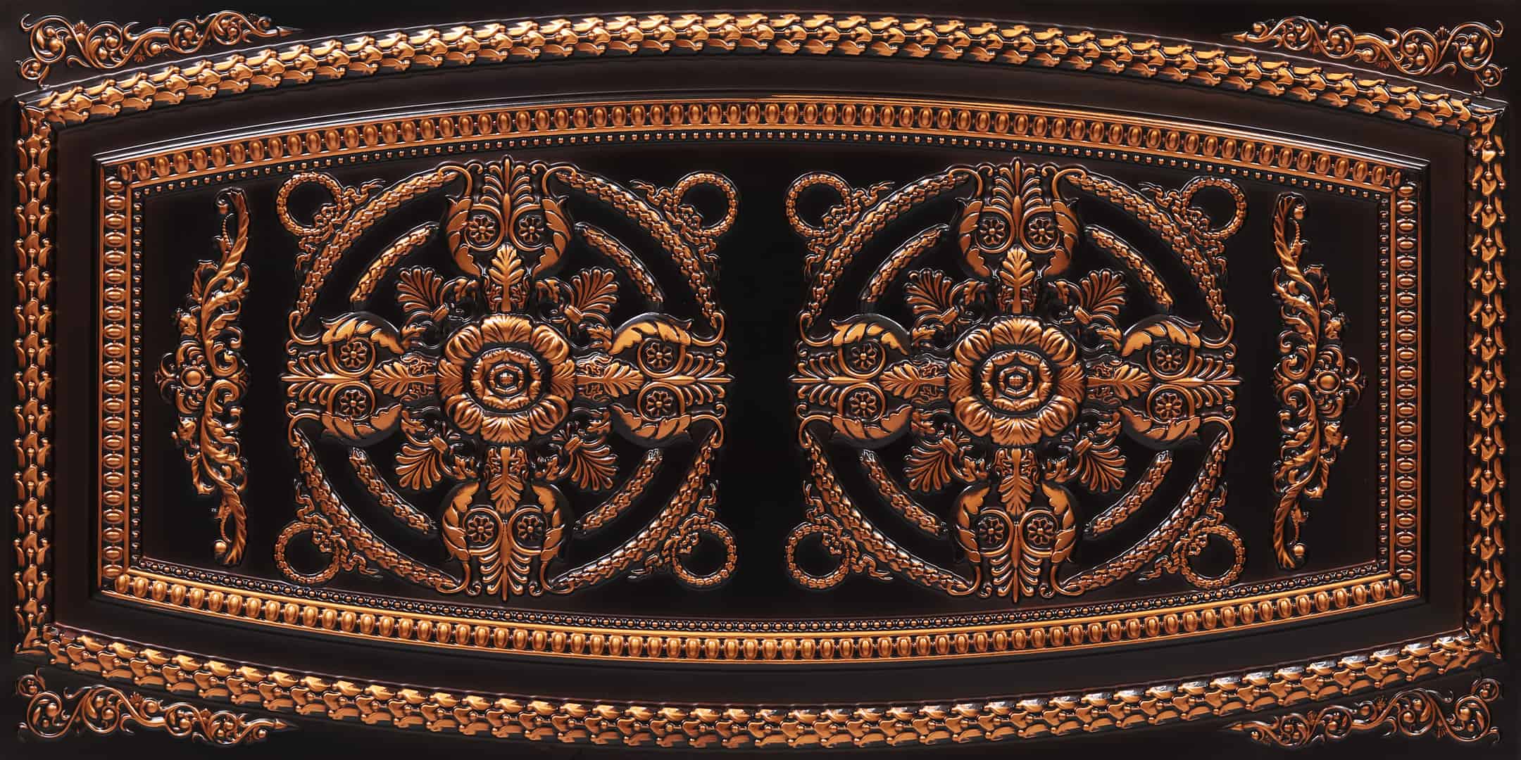 8272-Victorian Crest-Antique Copper-Glue Up