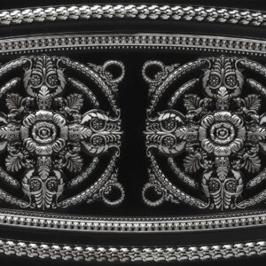 8272-Victorian Crest-Antique Silver-Glue Up